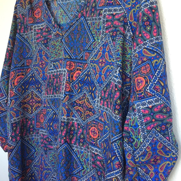 Beautiful Paisley Tunic Dress - Picture 4 of 4